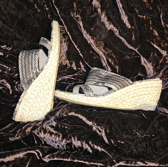 Andrew Geller slide on wedge Sandals - Picture 2 of 6